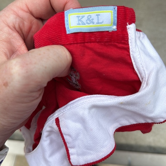 K&L corduroy embroidered horse Jon Jon size 6M - Picture 4 of 5